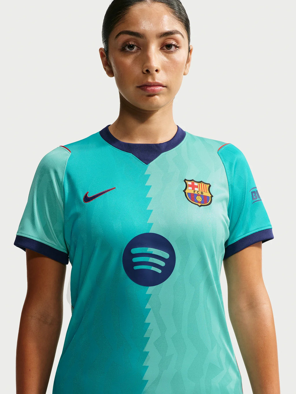 Tercera equipación femenina de la UCL 26/27 FC Barcelona