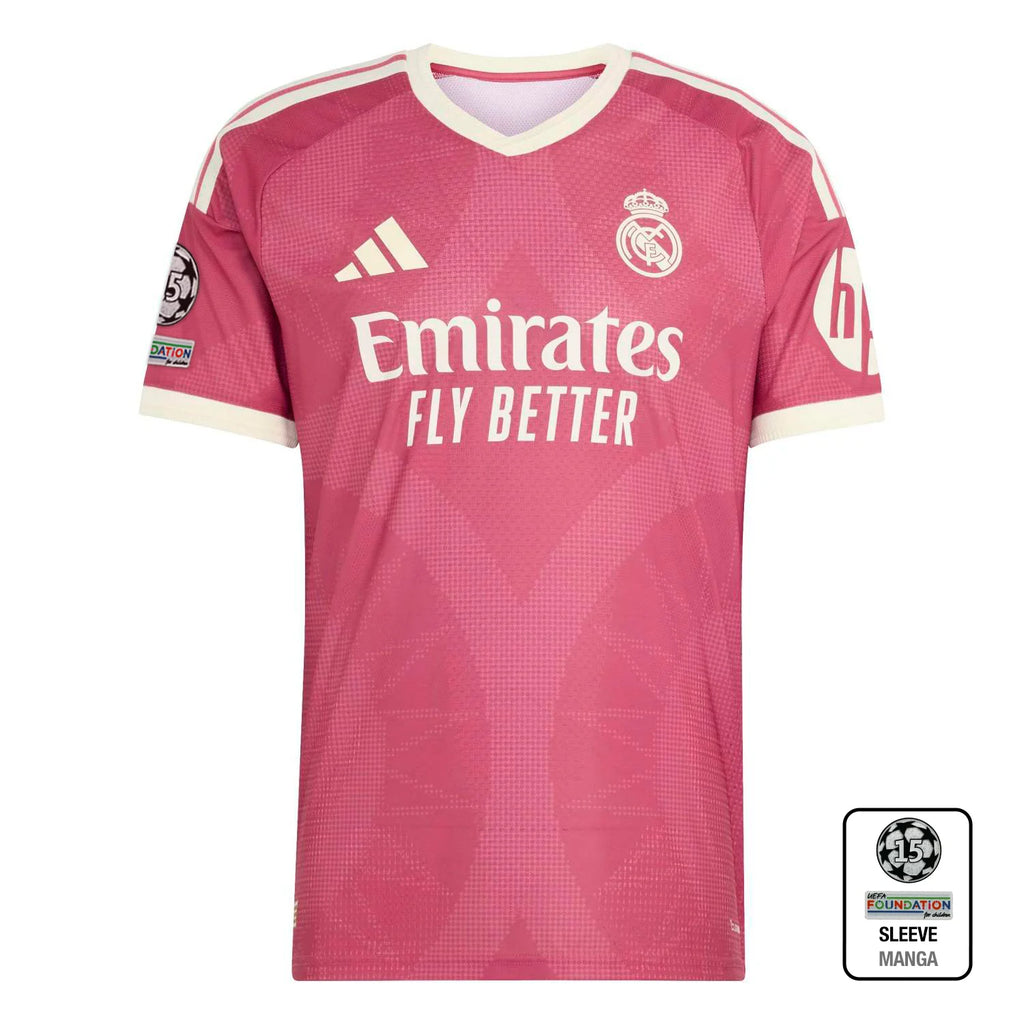 Camiseta Authentic Hombre Tercera Equipación Rosa 26/27