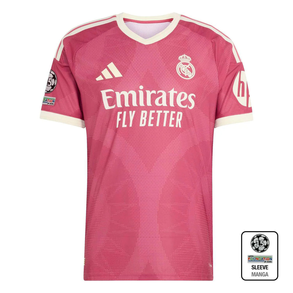 Camiseta Authentic Hombre Tercera Equipación Rosa 26/27