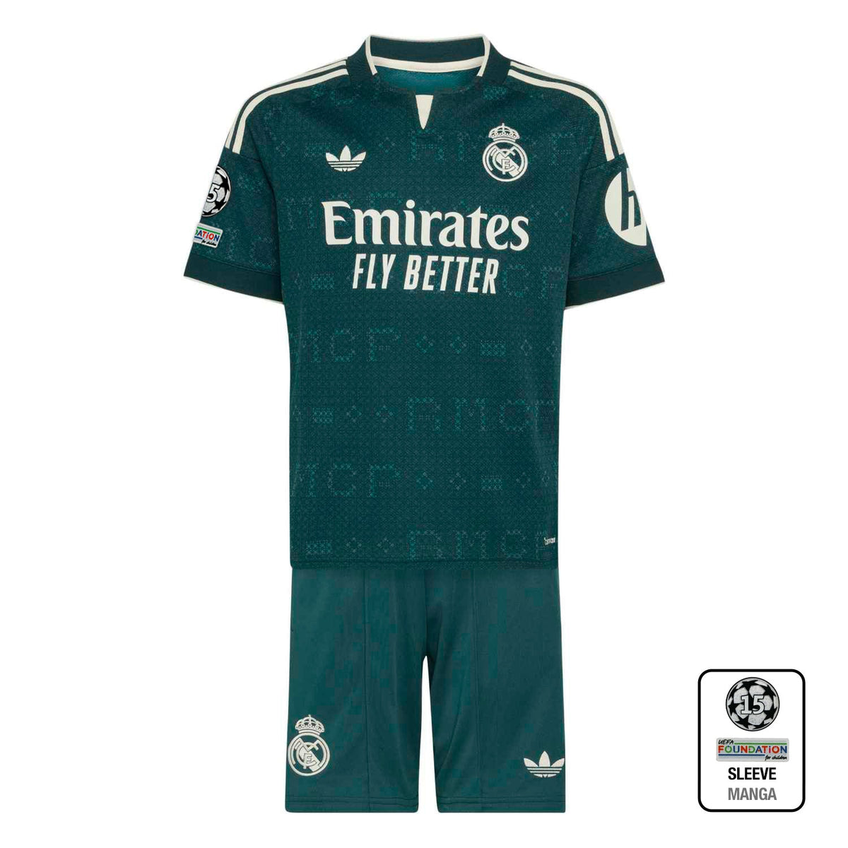 Conjunto Niño Segunda Equipación Verde 26/27