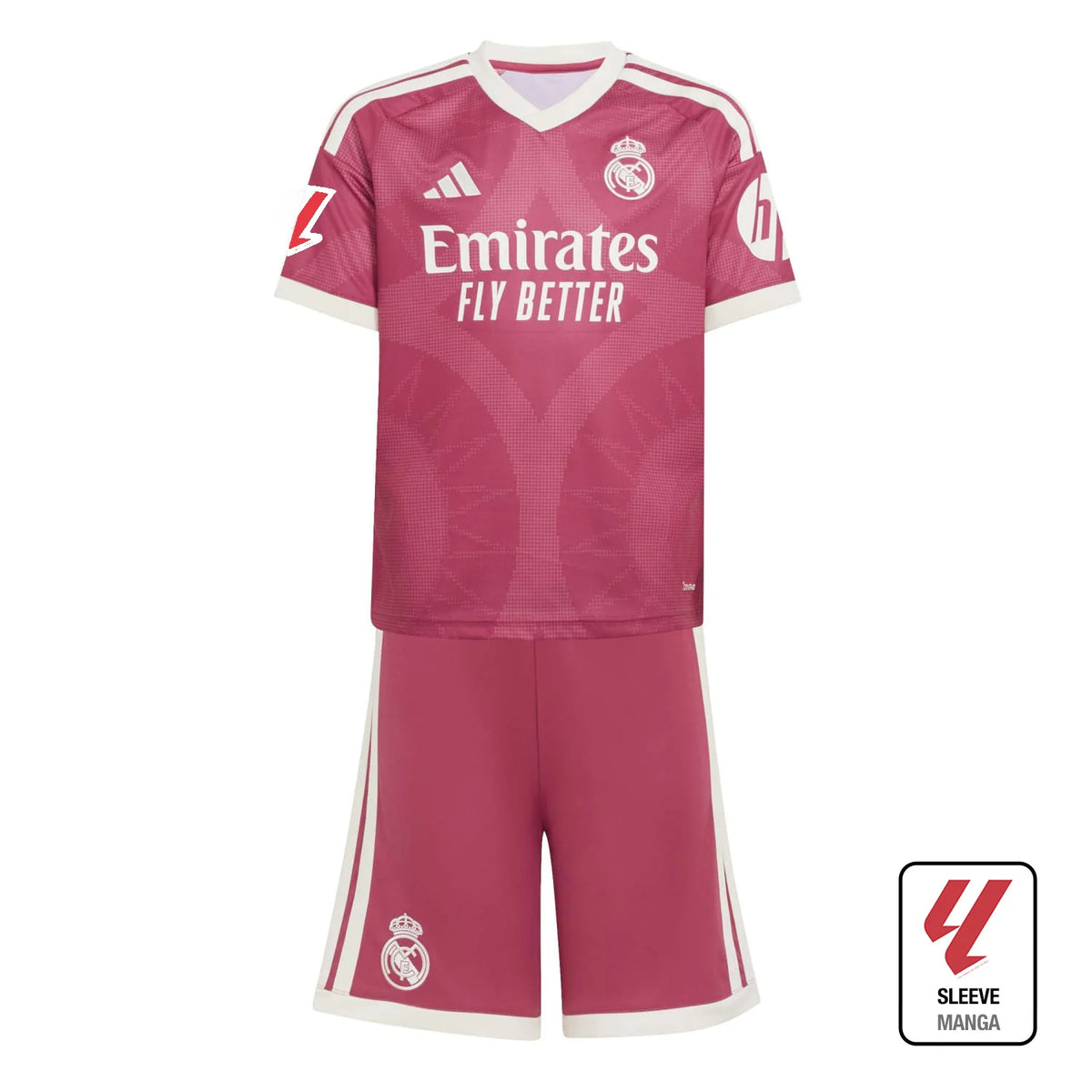 Conjunto Niño Tercera Equipación Rosa 26/27