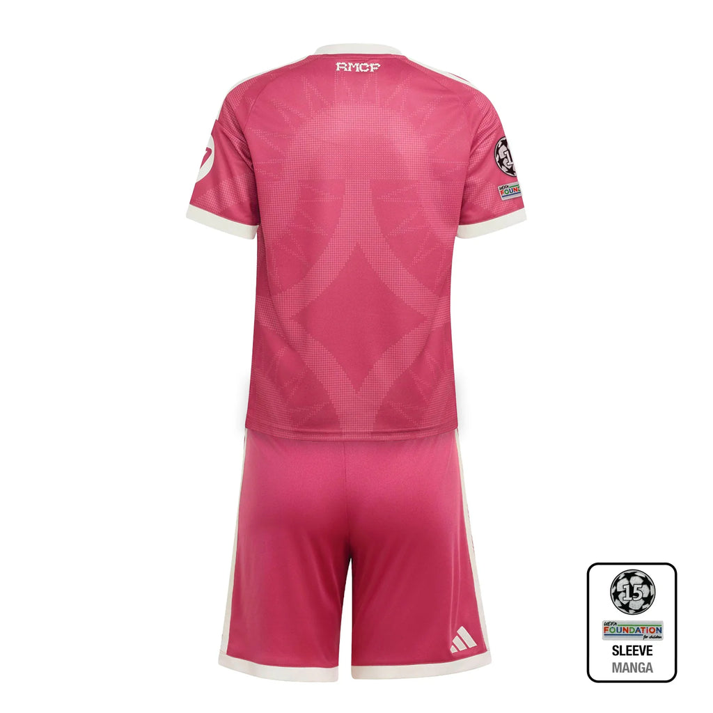 Conjunto Niño Tercera Equipación Rosa 26/27