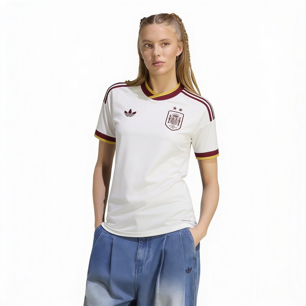 Camiseta visitante femenina de 2 estrellas de España 2026 2027